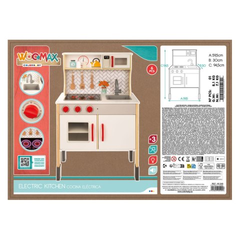 Kuchnia zabawka Woomax 59,5 x 94,5 x 30 cm