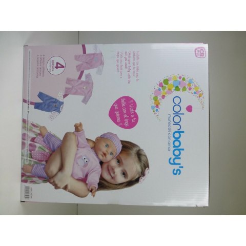 Lalka Baby Colorbaby 2 Sztuk 24 x 42 x 11 cm