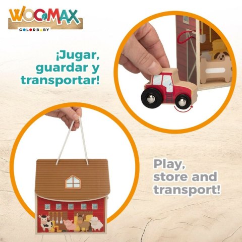 Playset Woomax Farma 9 Części 4 Sztuk 19 x 18 x 19 cm