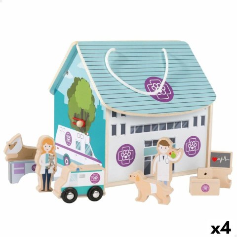 Playset Woomax Weterynarz 9 Części 4 Sztuk 19 x 18 x 19 cm