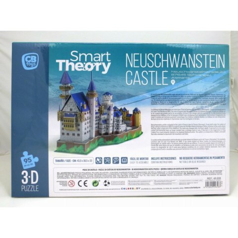 Puzzle 3D Colorbaby New Swan Castle 95 Części 43,5 x 33 x 18,5 cm (6 Sztuk)