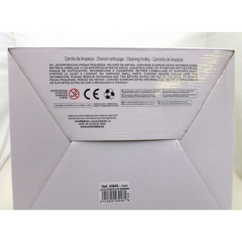 Wózek do Sprzątania z Akcesoriami Colorbaby My Home 30,5 x 55,5 x 19,5 cm (4 Sztuk)