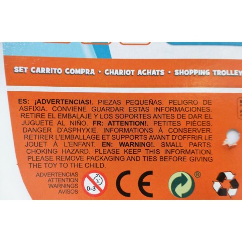 Wózek na Zakupy Colorbaby My Home Zabawka 10 Części 34 x 54 x 29 cm 6 Sztuk