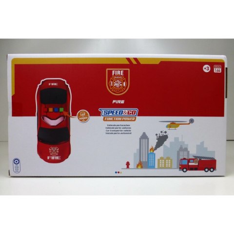 Zestaw Samochodów Speed & Go 30 x 9,5 x 13 cm Strażak Światło Dźwięk 4 Sztuk