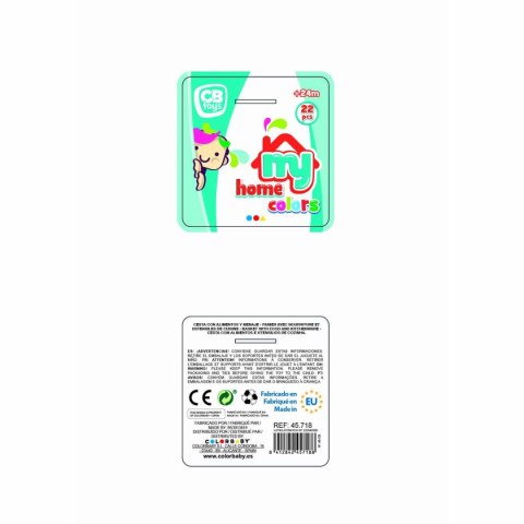 Zestaw Zabawkowe Jedzenie Colorbaby Urządzenia i przybory kuchenne 33 Części (12 Sztuk)