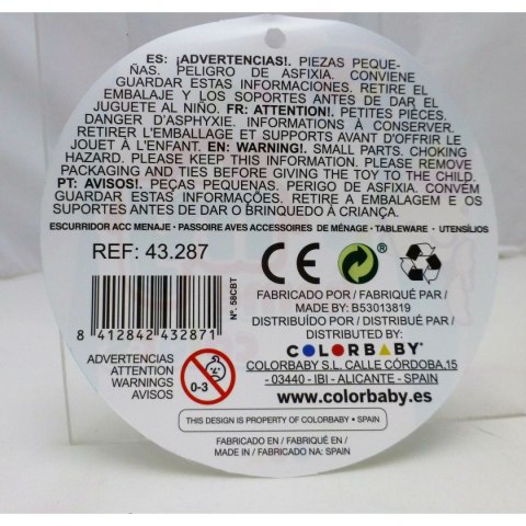 Zestaw obiadowy dla dzieci Colorbaby Zabawka Ociekacz 26 Części (12 Sztuk)