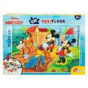 Puzzle dla dzieci Mickey Mouse Dwustronny 108 Części 70 x 1,5 x 50 cm (6 Sztuk)