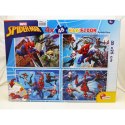 Puzzle dla dzieci Spider-Man Dwustronny 4 w 1 48 Części 35 x 1,5 x 25 cm (6 Sztuk)