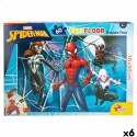 Puzzle dla dzieci Spider-Man Dwustronny 60 Części 70 x 1,5 x 50 cm (6 Sztuk)