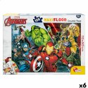 Puzzle dla dzieci The Avengers Dwustronny 108 Części 70 x 1,5 x 50 cm (6 Sztuk)