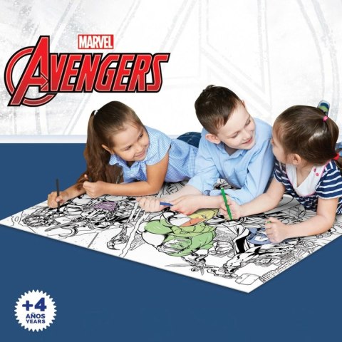 Puzzle dla dzieci The Avengers Dwustronny 108 Części 70 x 1,5 x 50 cm (6 Sztuk)