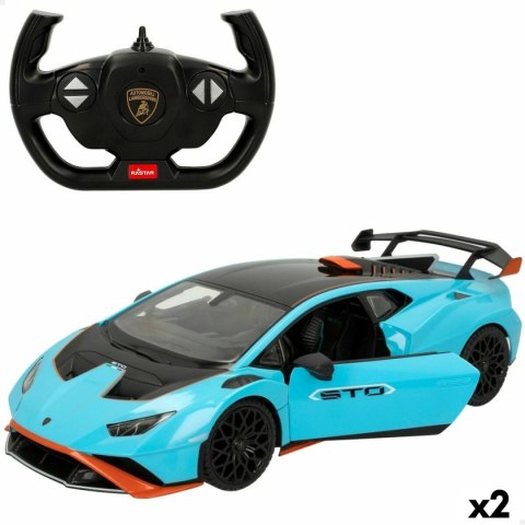 Samochód Sterowany Radiowo Lamborghini Huracán STO Niebieski 1:14 (2 Sztuk)