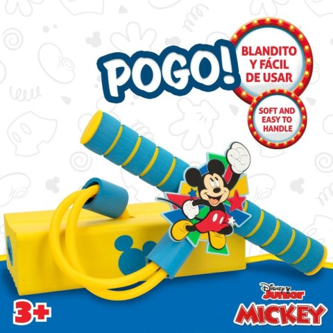 Skoczek pogo Mickey Mouse 3D Żółty Dziecięcy (4 Sztuk)