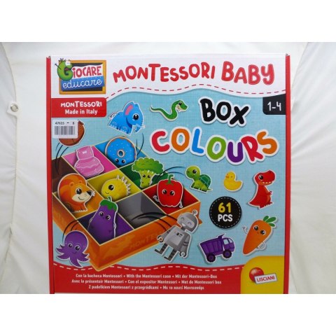 Zabawa Edukacyjna Lisciani Giochi 26 x 6 x 26 cm Kolorów Metoda Montessori 61 Części (6 Sztuk)