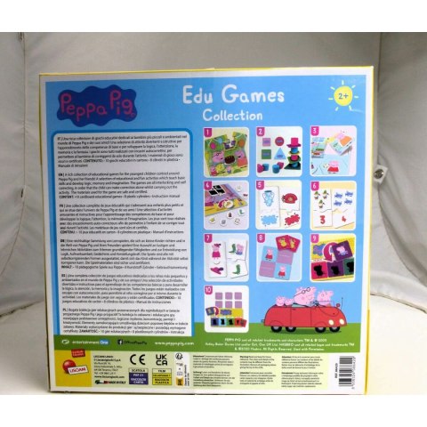 Zabawa Edukacyjna Peppa Pig Edu Games Collection 24,5 x 0,2 x 24,5 cm (6 Sztuk) 10 w 1