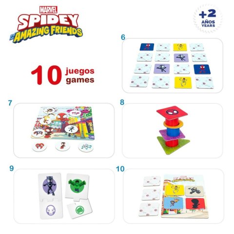 Zabawa Edukacyjna Spidey 24,5 x 0,2 x 24,5 cm (6 Sztuk) 10 w 1
