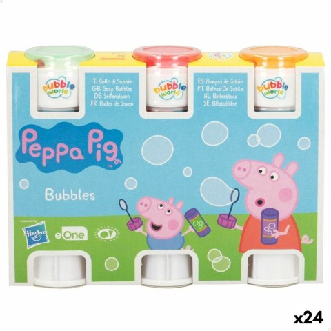 Bubble blower set Peppa Pig 3 Części 60 ml (24 Sztuk)