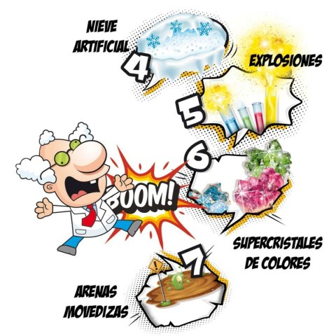 Gra naukowa Lisciani Giochi El gran laboratorio del científico loco ES (4 Sztuk)