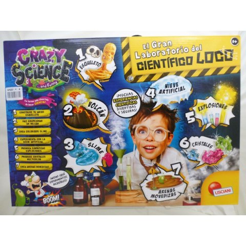 Gra naukowa Lisciani Giochi El gran laboratorio del científico loco ES (4 Sztuk)