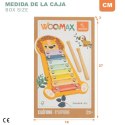 Ksylofon Woomax Lew Drewno 16 x 2,5 x 26 cm (6 Sztuk)