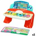 Pianino Interaktywne dla Bobasa Winfun 27 x 16 x 18 cm (2 Sztuk)