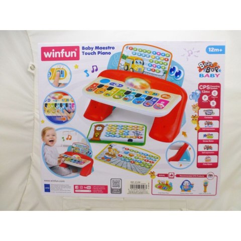 Pianino Interaktywne dla Bobasa Winfun 27 x 16 x 18 cm (2 Sztuk)