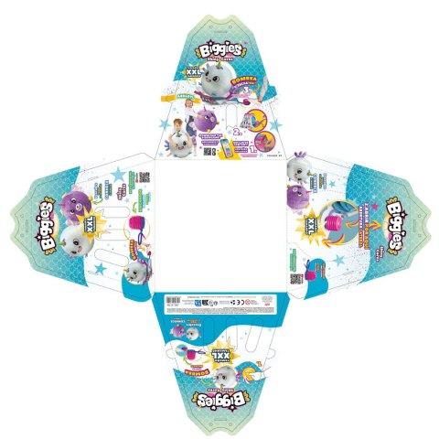 Pluszak Eolo Celeste Plusz Plastikowy 45 x 45 x 45 cm nadmuchiwany (4 Sztuk)