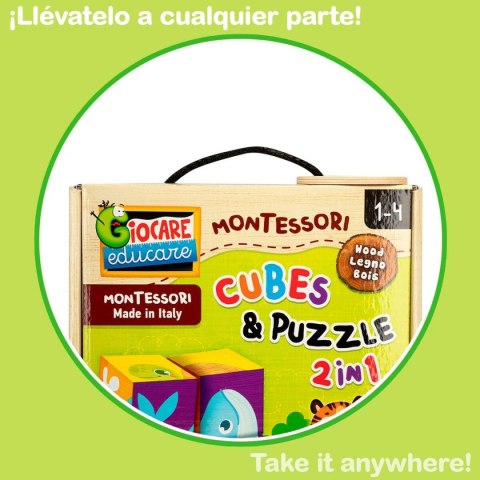 Puzzle 3D Lisciani Giochi 22 x 23 x 1 cm zwierzęta 4 Części (6 Sztuk)