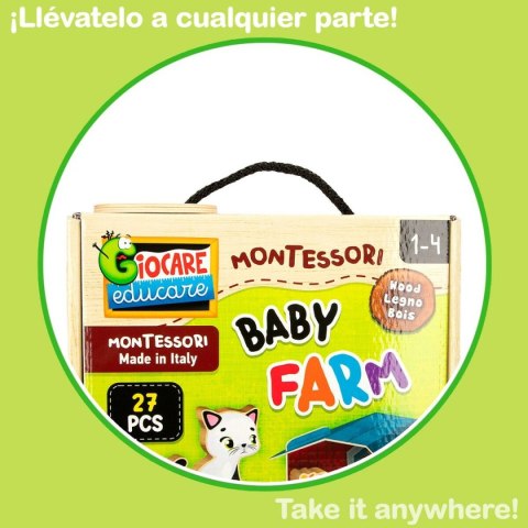 Puzzle dla dzieci Lisciani Giochi 48 x 1 x 36 cm Farma 12 Części 27 Części (6 Sztuk)