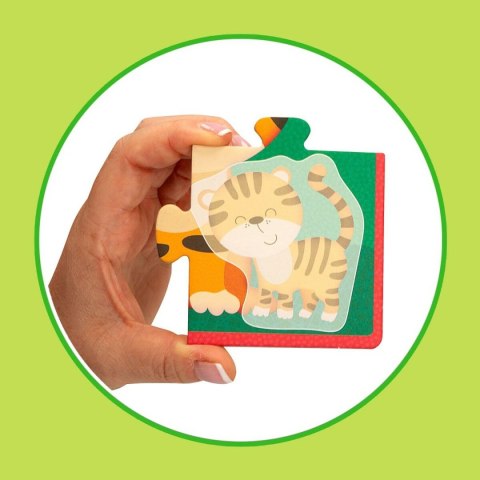 Puzzle dla dzieci Lisciani Giochi 16 x 1 x 16 cm zwierzęta 16 Części (6 Sztuk)