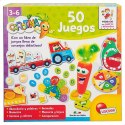 Zabawa Edukacyjna Lisciani Giochi Carotina Baby 50 Juegos 4,5 x 14,5 x 3,5 cm Elektroniczne (6 Sztuk)