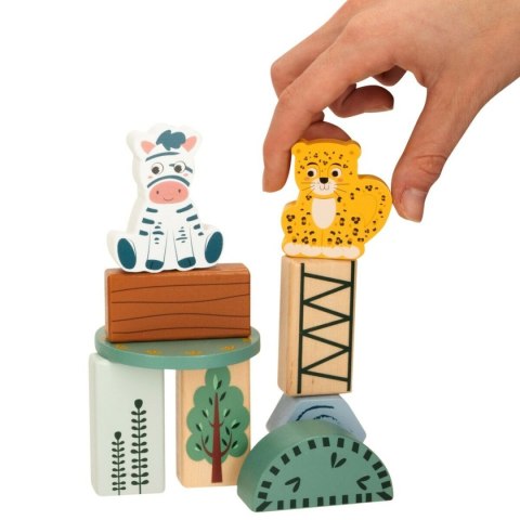 Zestaw do budowania Woomax zwierzęta 28 Części (6 Sztuk)