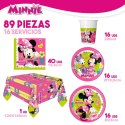 Zestaw do organizacji party Minnie Mouse Happy Deluxe 16 89 Części