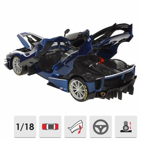 Samochód Bburago Ferrari FXX K-EVO #27 BL 1:18