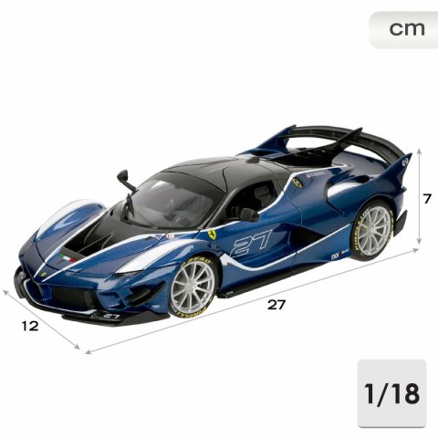 Samochód Bburago Ferrari FXX K-EVO #27 BL 1:18