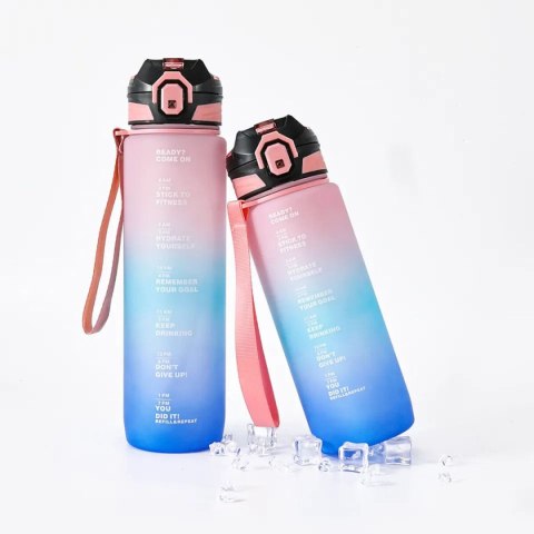 Butelka wody Bewinner Wielokolorowy 800 ml 7,5 x 23,5 cm (12 Sztuk)