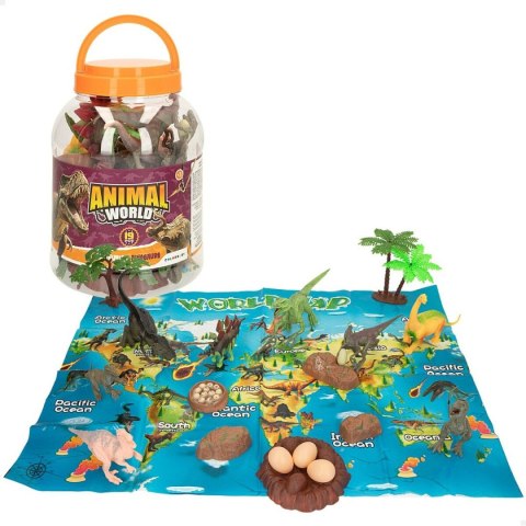 Playset Colorbaby 19 Części 6 Sztuk 17 x 9 x 6 cm Dinozaury