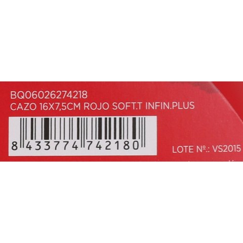 Chochla Quttin Infinity Czerwony 16,3 x 32,5 x 7,5 cm (6 Sztuk)