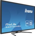 Iiyama ProLite X4373UHSU-B1 monitor komputerowy 108 cm (42.5") 3840 x 2160 px 4K Ultra HD Czarny
