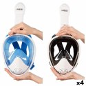 Maska do nurkowania z kamerą sportową AquaSport Niebieski Biały (4 Sztuk)