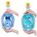 Maska do nurkowania z kamerą sportową AquaSport Niebieski Turkusowy (4 Sztuk)