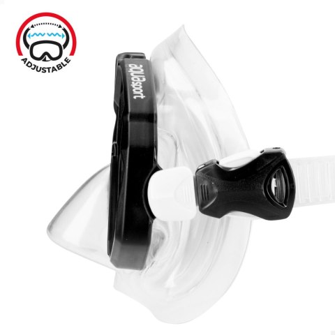 Okulary do Nurkowania AquaSport Czarny (6 Sztuk)