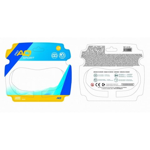 Okulary do Nurkowania AquaSport Niebieski (6 Sztuk)