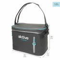 Przenośna Lodówka Aktive Czarny Poliester PEVA Foam 18 L 34 x 26 x 21 cm (6 Sztuk)