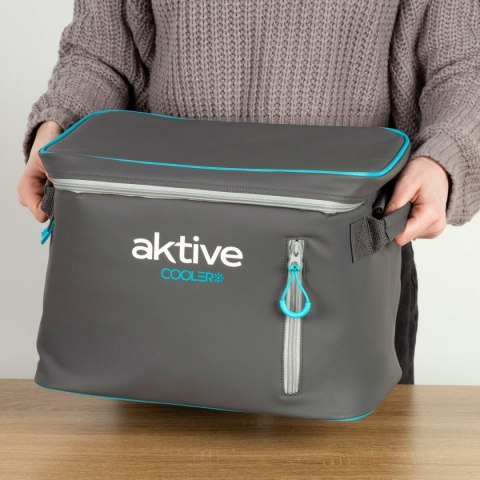 Przenośna Lodówka Aktive Czarny Poliester PEVA Foam 18 L 34 x 26 x 21 cm (6 Sztuk)