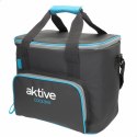 Przenośna Lodówka Aktive Czarny Poliester PEVA Foam 20 L 32 x 28 x 23 cm (4 Sztuk)