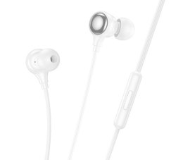 Słuchawki Hoco przewodowe M116 Benevolent biały