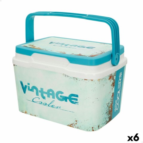 Usztywniana lodówka turystyczna Aktive Niebieski Plastikowy 5 L 28 x 19 x 21 cm (6 Sztuk)