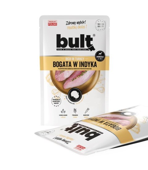 BULT mielonka bogata w indyka saszetka dla psa 100g