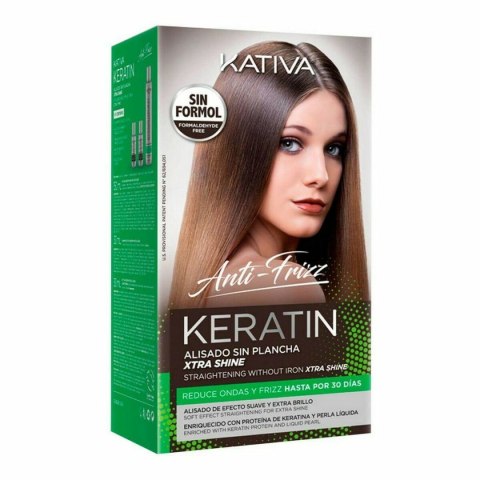 Zestaw do Profesjonalnego Prostowania Włosów Kativa Keratin Alisado